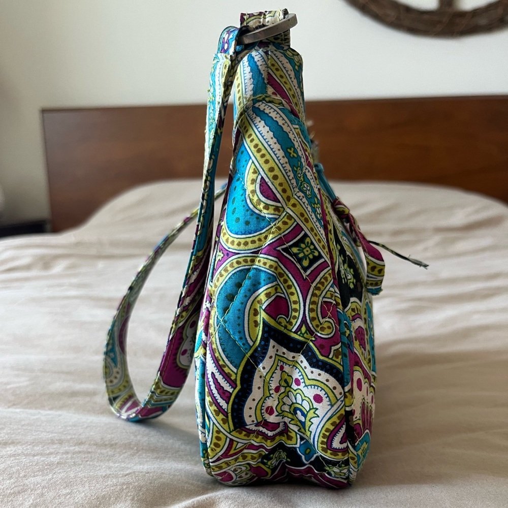 Vera Bradley Shoulder Bag in Daphne Paisley Print - Picture 6 of 12